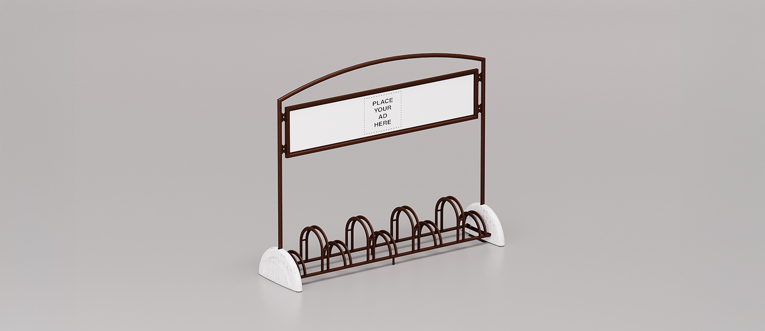 Portabici Pireo Display 9 posti vista 2